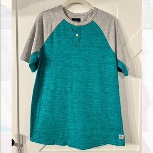 American Eagle Flex Henley Shirt